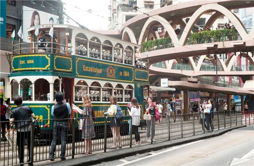 1600 Pandas taking the Hong Kong tram