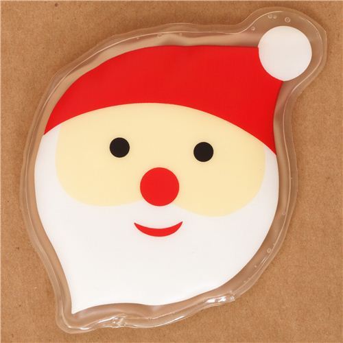 Santa Claus face pocket warmer hot pad from Japan