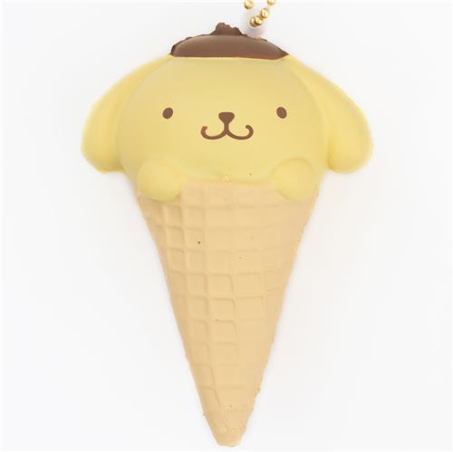 cute Pompompurin ice cream cone squishy for bag