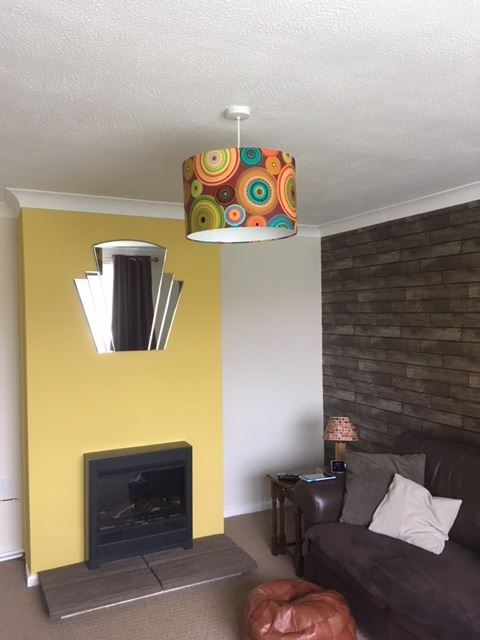 A super cool lampshade by our customer, Ms Julia!