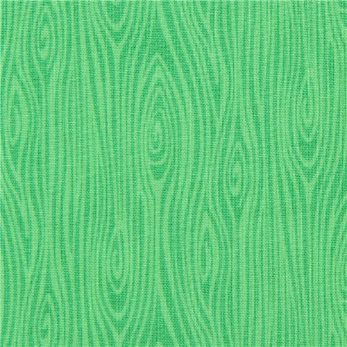 green Michael Miller fabric Just Wood Knot