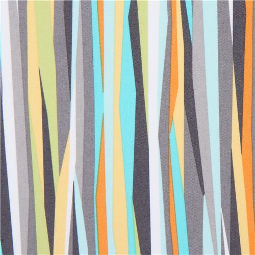 grey white Michael Miller fabric Current Stripe