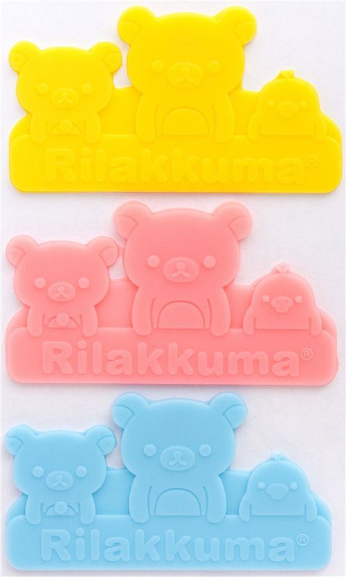 Rilakkuma bear  divider sheets for Bento Box Lunch Box