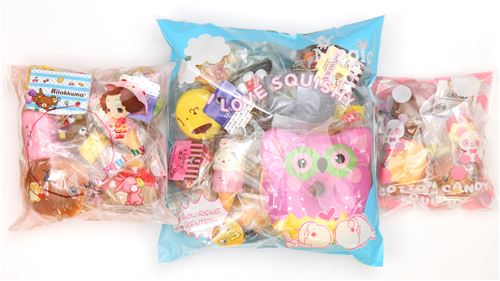 Our new squishy bags come in 3 different sizes!