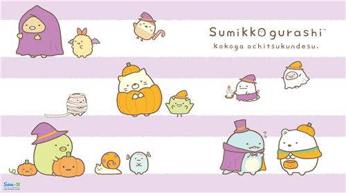 These Sumikko gurashi are too cute to be scary!