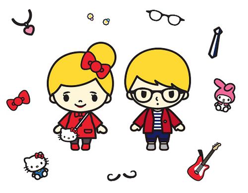 You can also choose many Sanrio accessories to accompany your avatar.