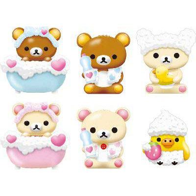 Rilakkuma bear bathing foam bath bomb salt with surprise toy