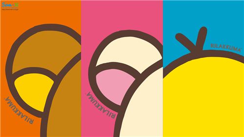 Rilakkuma, Korilakkuma and Kiiroitori wallpaper