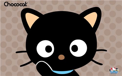 kawaii wallpaper with Sanrio's Chococat