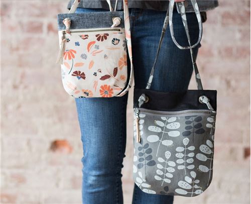 Check out this free sewing pattern to make super cute bags like these!