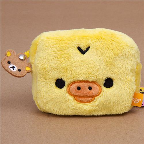Rilakkuma yellow chick Kiiroitori plush wallet pouch