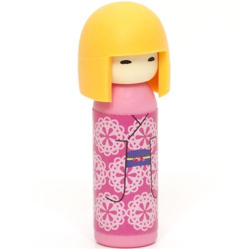 Japanese Kokeshi dolls eraser ornaments from Japan