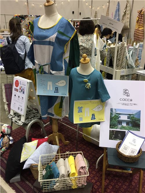 Beautiful tops on display