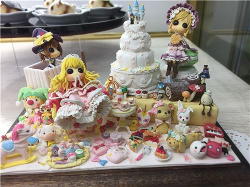A gorgeous clay display