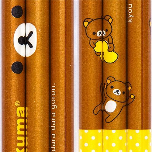 kawaii Rilakkuma pencil brown bear by San-X