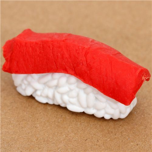 Tuna Sushi eraser from Japan by Iwako