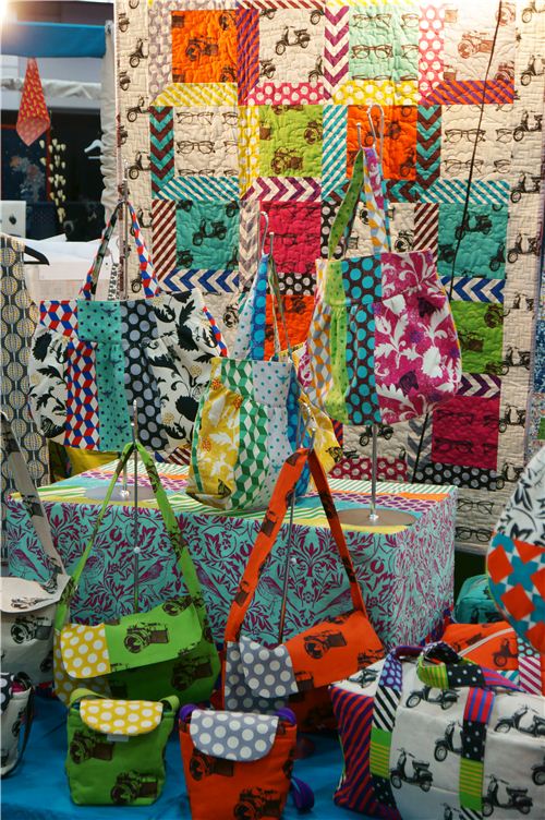 We loved all the designs using the retro camera and motorscooter fabrics