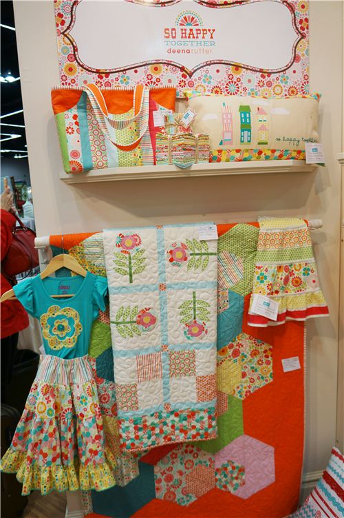 Colourful fabrics from Deena Rutter's So Happy collection