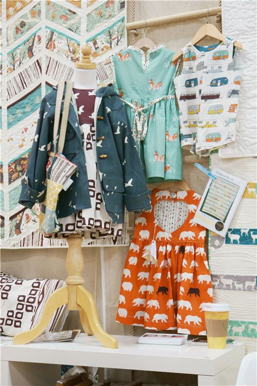 kawaii childrens clothes made with birch fabrics