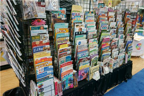 Lots and lots of sewing books and magazines