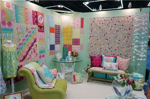 Many booths looked like super inviting living rooms. Don't you just want to sit down and relax?