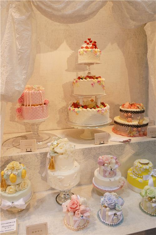 Incredible cakes at the Padico meets wedding booth