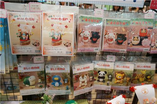 Some of the DIY crochet sets that come with everything you need for one project