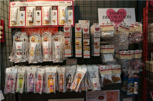 Lots of clay sauces and crafting supplies - we carry lots of them in our shop