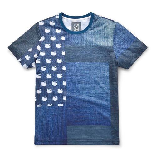 Hello Kitty denim men's shirt