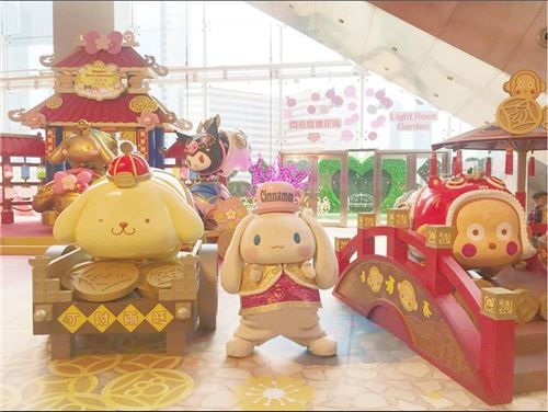 The Sanrio crew is ready for CNY!