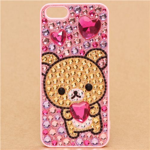 Korilakkuma rhinestone iPhone 5 hard cover case Deco Den