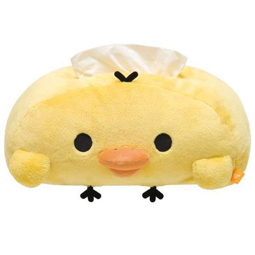 Rilakkuma yellow plush Kiiroitori chick tissue box