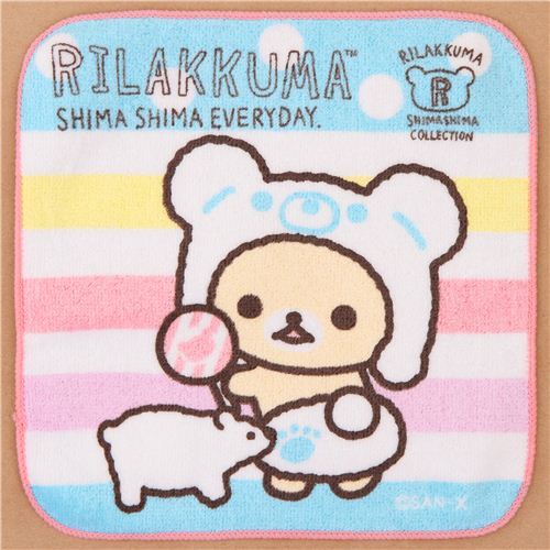Rilakkuma white bear polar bear Shima Shima Everyday towel from Japan