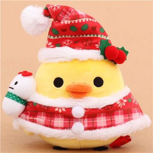 Rilakkuma yellow chick Santa Claus Xmas plush toy San-X Japan