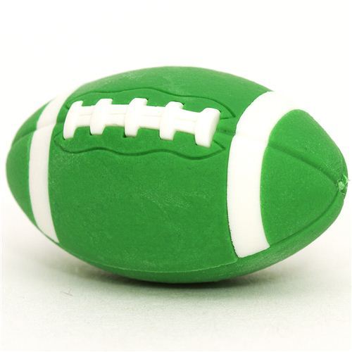 cool green eraser American Football