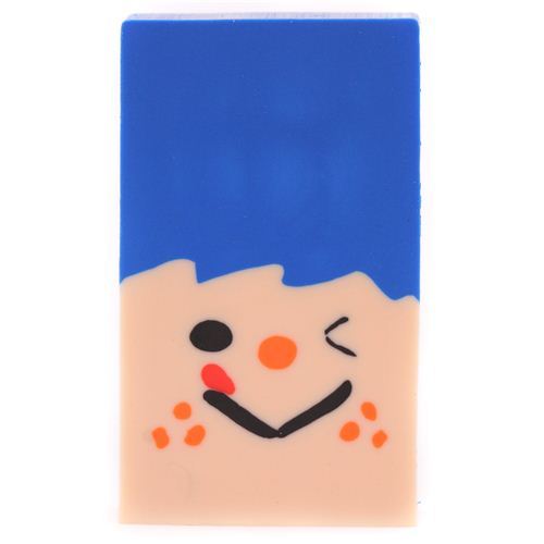 blue rascal shape change face eraser from Japan