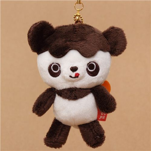 Chocopa bear with chocolate cover plush charm San-X