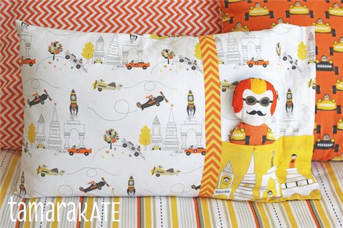 Cute pillow with pockets