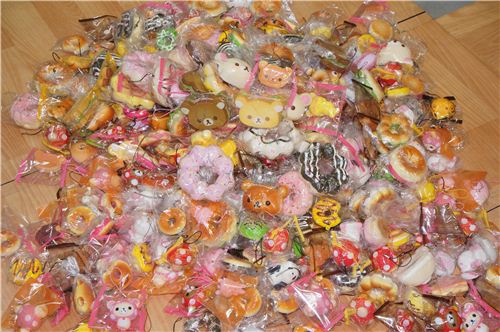 a big pile of squishies