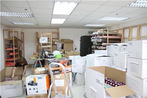 we packed most products in big boxes from the Hong Kong Post