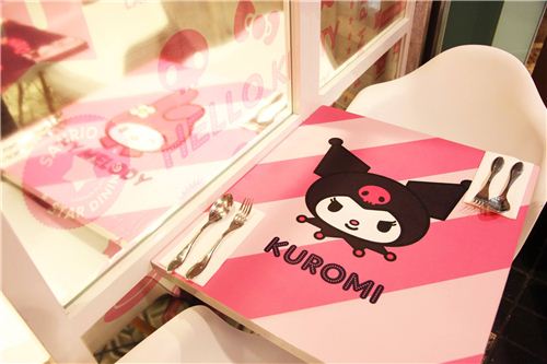 kawaii Kuromi table deisgn, photo by Langham Place