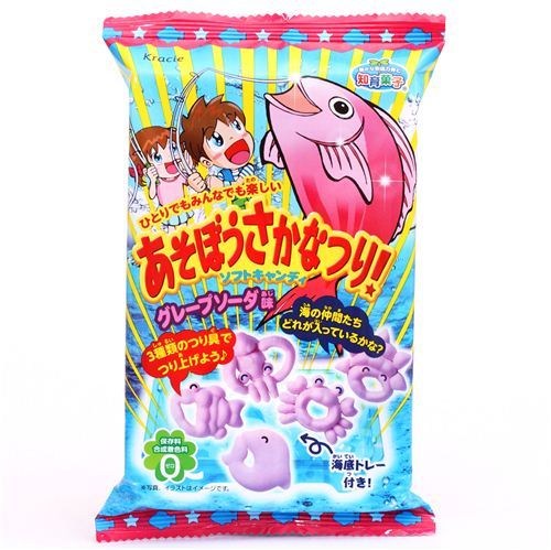 Popin' Cookin' Asobou Sakane Tsuri candy fishing game