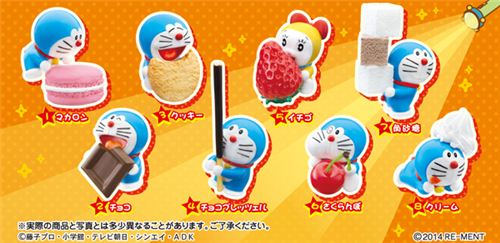 Doraemon Mini snack time pastry Re-Ment miniature blind box