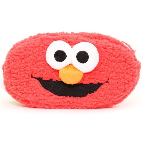 red Sesame Street Elmo reversible plush pencil case Muppet