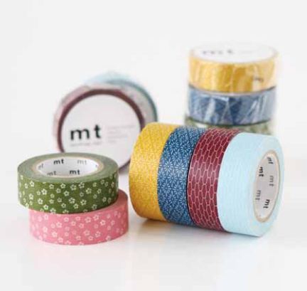 New Wamon Washi Masking tapes in traditional Kyoto style