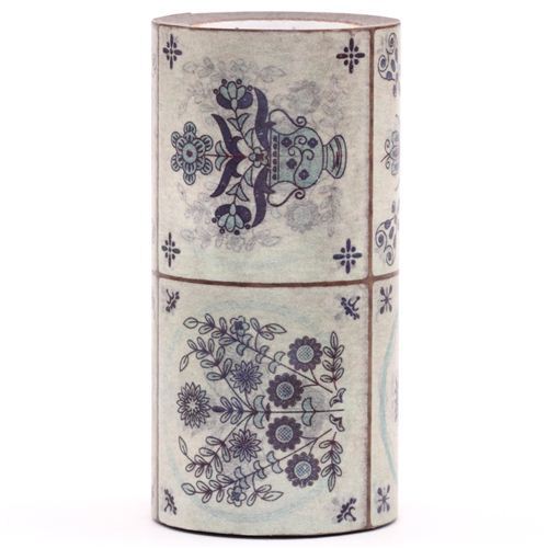extra wide mt Casa Washi Tape 10cm flower tile deco tape