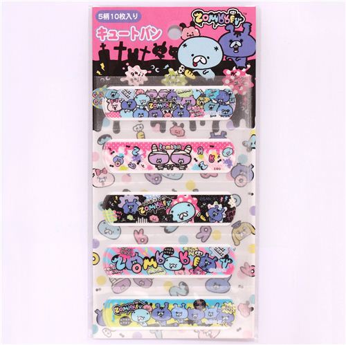 Zombbit zombie animals glitter Bandage Band-Aids 10 pcs