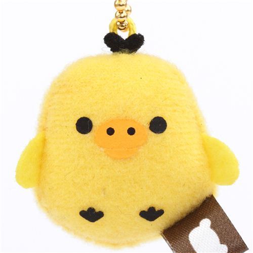 cute Rilakkuma Kiiroitori chick plush charm 
