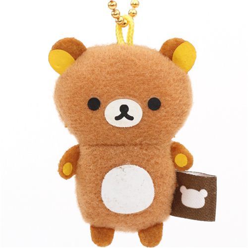 cute Rilakkuma bear plush charm 