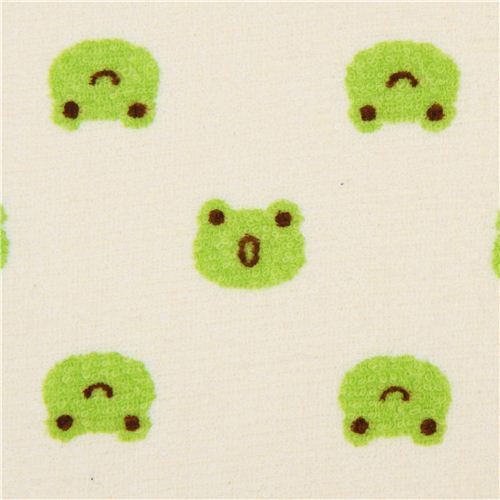 off-white frog toweling fabric Cosmo Japan